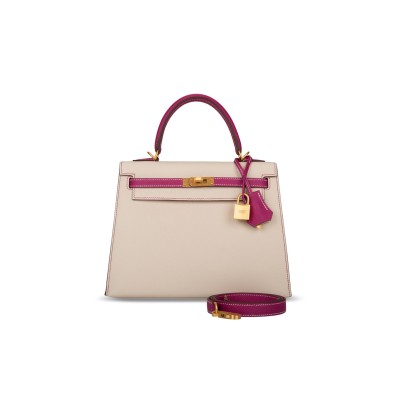 HERMES KELLY 25 EPSOM BRUSHED GOLD HARDWARE (25*17*7cm) HERMES KELLY 25 EPSOM BRUSHED GOLD HARDWARE (25*17*7cm)